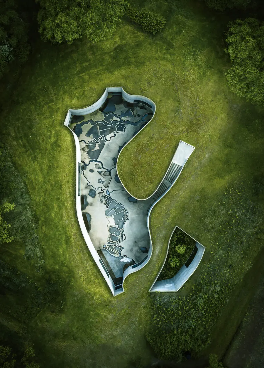 Drone opname Waterlinie